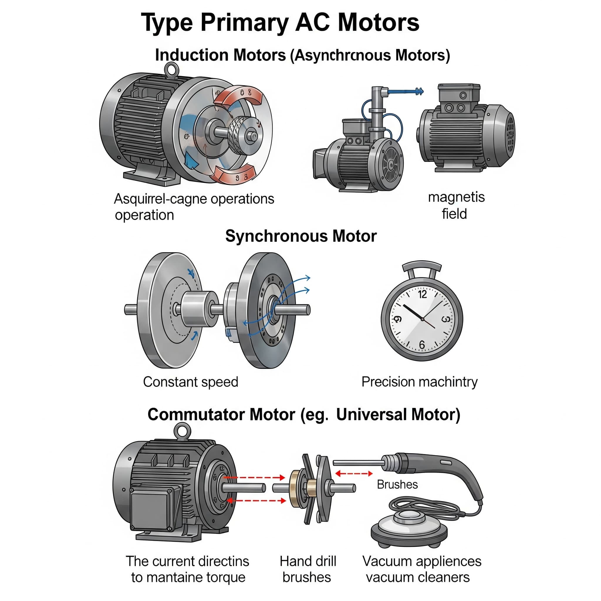 Types of AC Motors